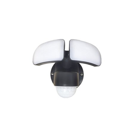 Stonepoint Led Lighting Stonepoint Motion-Sensing Hardwired LED Black Security Light OV-2200M-PBX